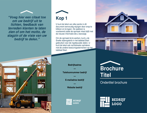 Aannemersbrochure Aannemersbrochure
