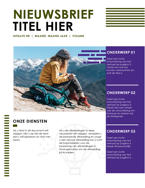 Reisnieuwsbrief Reisnieuwsbrief