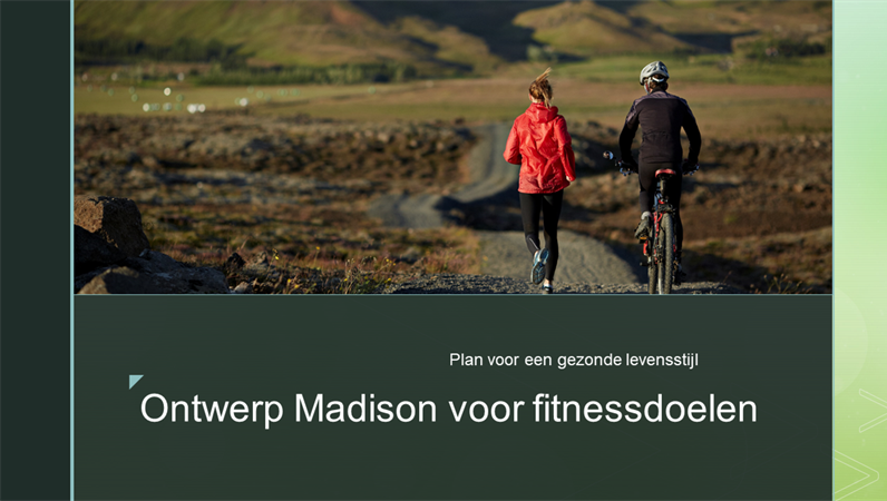 Ontwerp Madison voor fitnessdoelen Ontwerp Madison voor fitnessdoelen
