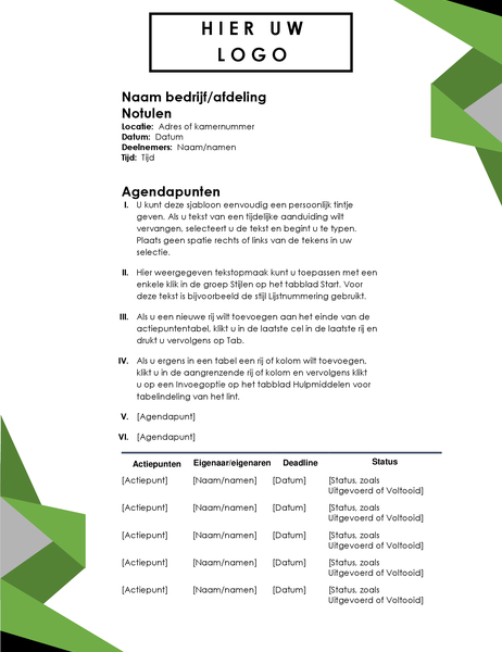 Notulen  Office.com