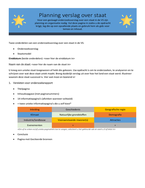 Statusrapport planner Statusrapport planner