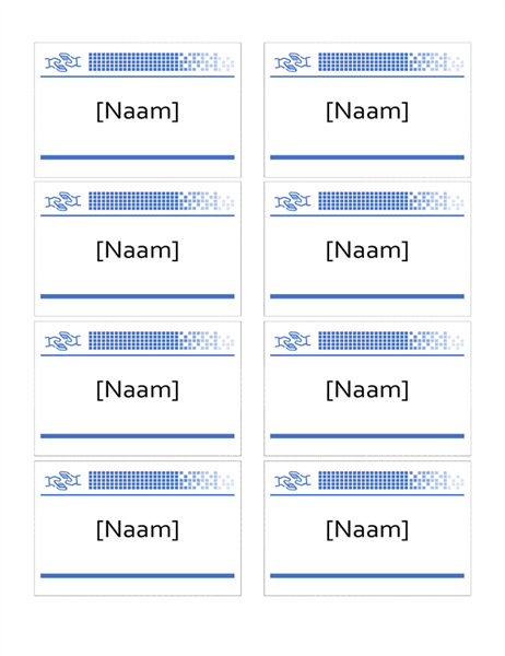 Naambadges van vrijwilligers met handen Naambadges van vrijwilligers met handen