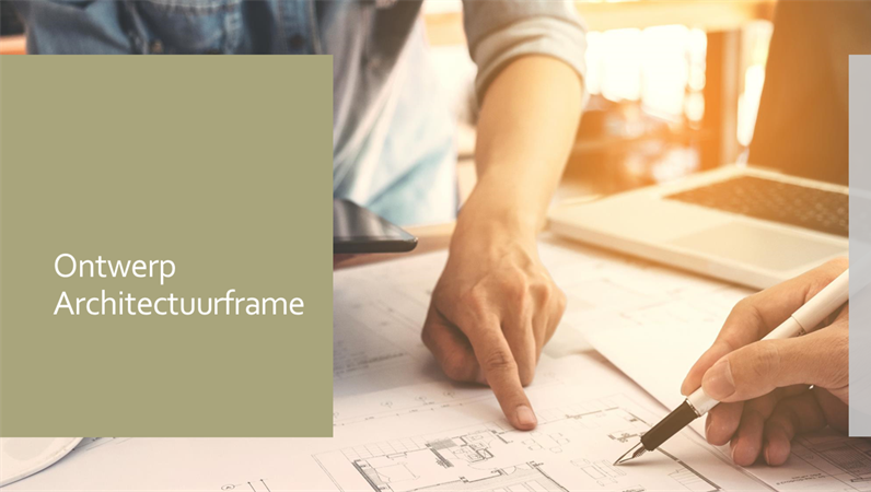Ontwerp Architectuurframe Ontwerp Architectuurframe
