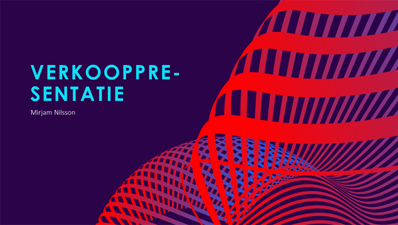 Futuristische verkooppresentatie Futuristische verkooppresentatie