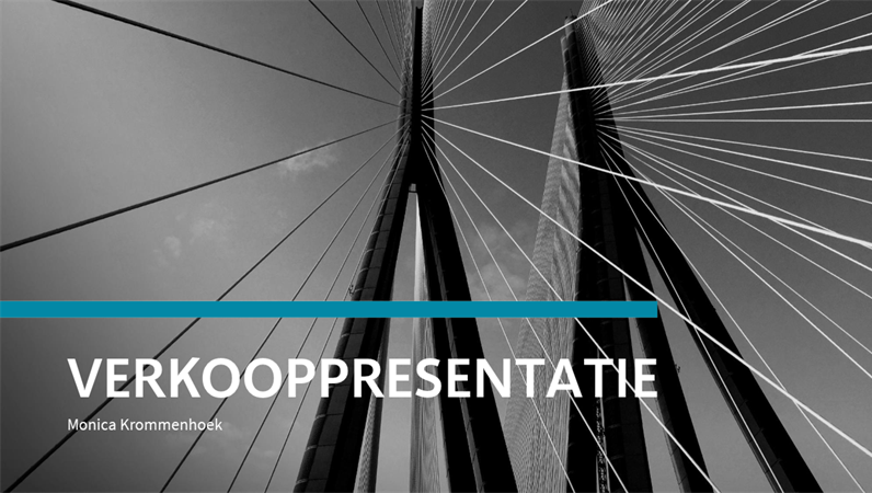 Financiële verkooppresentatie Financiële verkooppresentatie