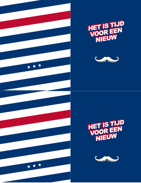 Grappige kaart met snor voor elke gelegenheid Grappige kaart met snor voor elke gelegenheid