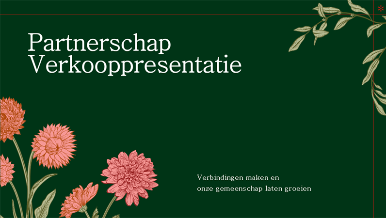 Organische presentatie Organische presentatie