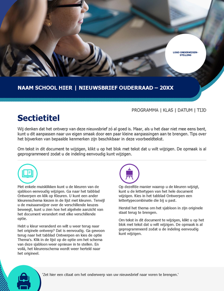 Ouder-docent nieuwsbrief Ouder-docent nieuwsbrief