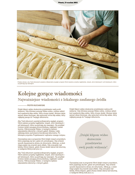 Gazeta o stylu życia Gazeta o stylu życia