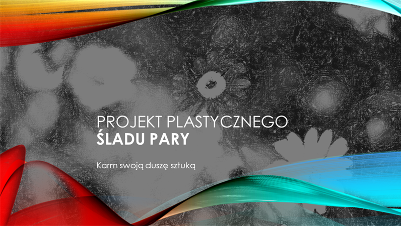 Projekt plastycznego śladu pary Projekt plastycznego śladu pary