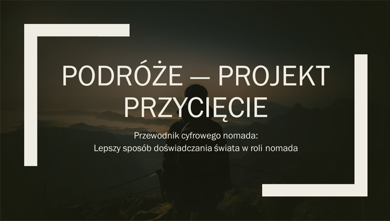Podróże — projekt Przycięcie Podróże — projekt Przycięcie