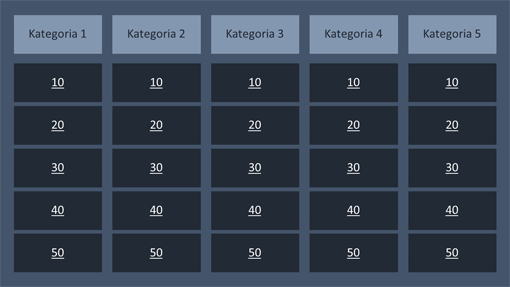 Teleturniej z pytaniami (tło z literami P i O, panoramiczny)