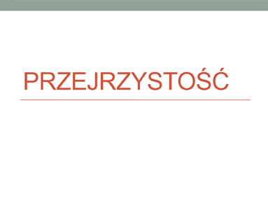 Przejrzystość
