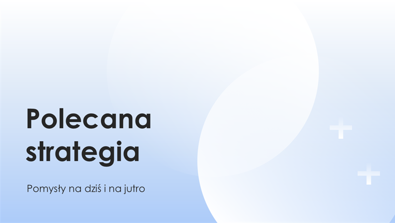 Prezentacja strategii biznesowej Prezentacja strategii biznesowej