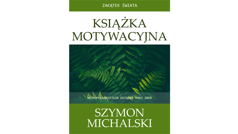 Okładki książek motywacyjnych Okładki książek motywacyjnych