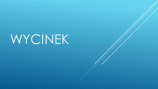 Wycinek Wycinek