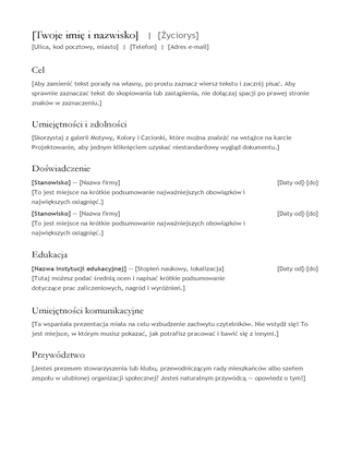CV (życiorys) CV (życiorys)