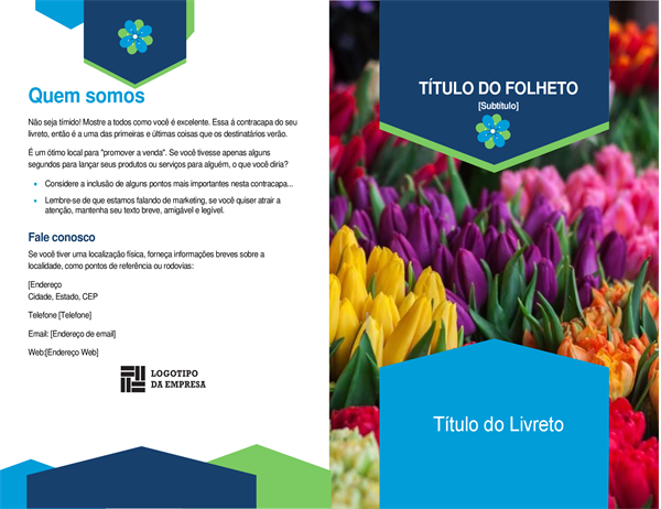 Livreto floral Livreto floral