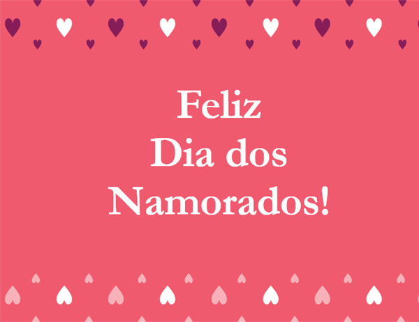 Cartão de Dia dos Namorados (dobra em quatro partes) Cartão de Dia dos Namorados (dobra em quatro partes)