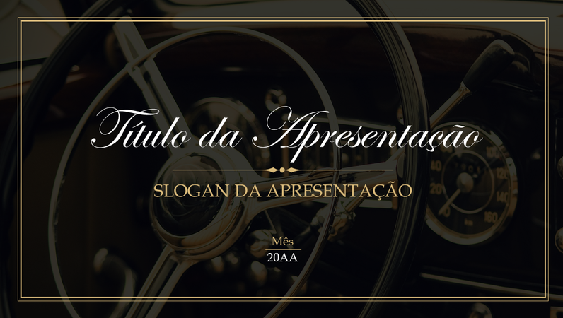 Apresentação vintage Apresentação vintage