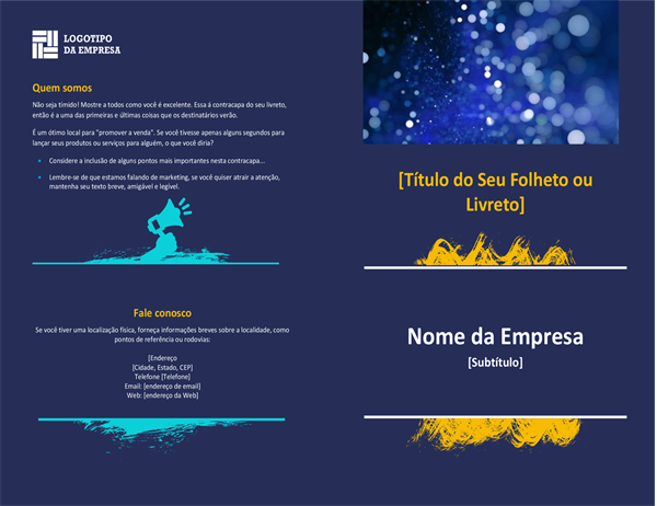 Livreto de logotipo moderno Livreto de logotipo moderno