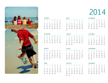 Calendário de Fotos da Família (qualquer ano) Calendário de Fotos da Família (qualquer ano)