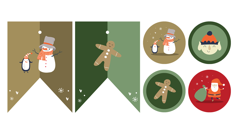 Imprimíveis para festa de Natal Imprimíveis para festa de Natal