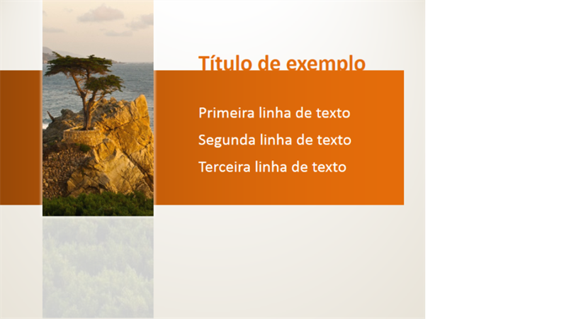 Título animado se move para trás da imagem Título animado se move para trás da imagem