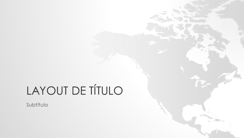Apresentação de série de mapas mundiais e do continente norte-americano (widescreen) Apresentação de série de mapas mundiais e do continente norte-americano (widescreen)