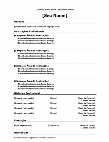 Carta de apresentação de exemplo para resposta a anúncio 