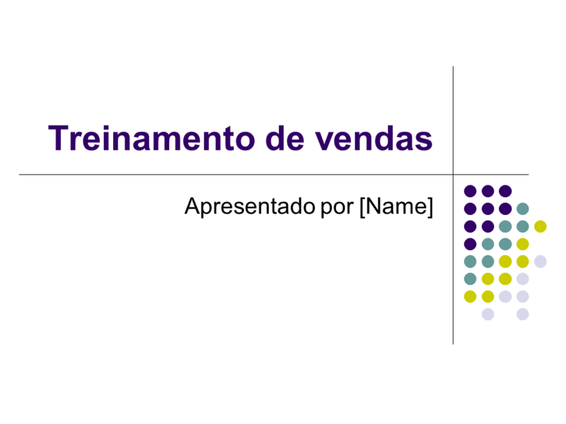 Slides de treinamento de vendas Slides de treinamento de vendas