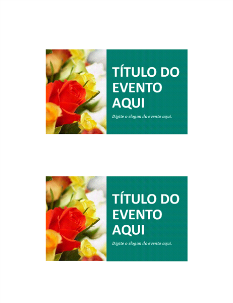 Cartões-postais de evento Cartões-postais de evento