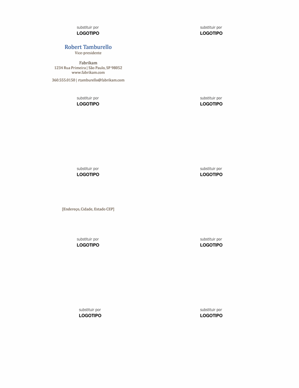 Cartões de visita, layout horizontal com logotipo, nome com primeira letra em maiúscula Cartões de visita, layout horizontal com logotipo, nome com primeira letra em maiúscula