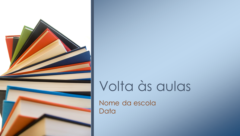 Apresentação de volta às aulas Apresentação de volta às aulas