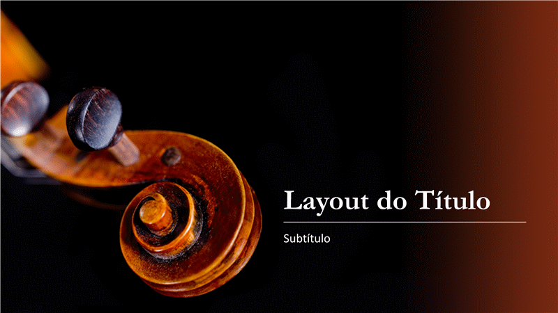 Apresentação de música (design de clave de sol) Apresentação de música (design de clave de sol)