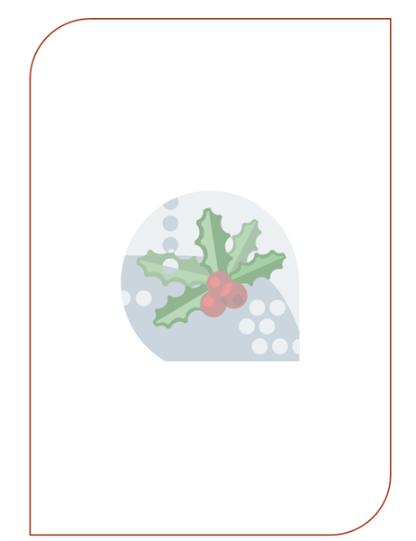 Artigos de papelaria de Natal (com marca d'água de folha de azevinho) Artigos de papelaria de Natal (com marca d'água de folha de azevinho)