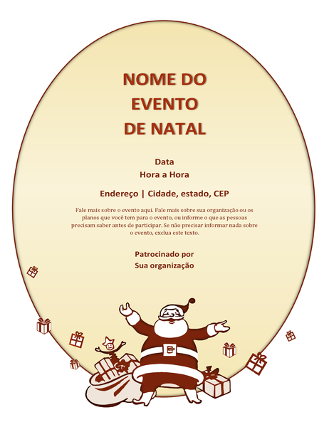 Panfleto de evento de Natal Panfleto de evento de Natal