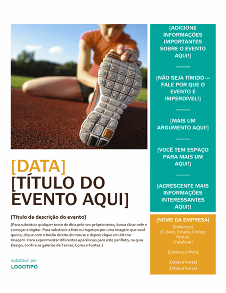 Panfleto de evento Panfleto de evento