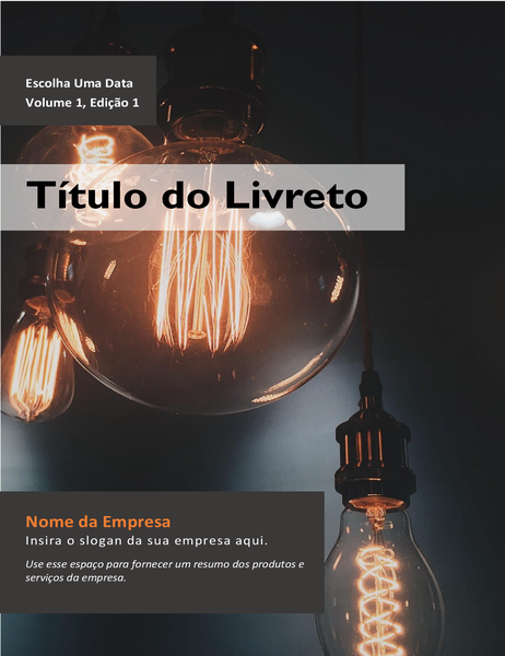 Livreto de anúncio de produto ou serviço Livreto de anúncio de produto ou serviço