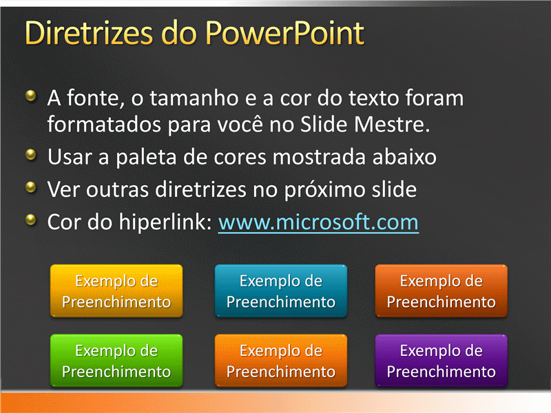 Amostra de slides de apresentação (Design cinza acetinado com faixa laranja) Amostra de slides de apresentação (Design cinza acetinado com faixa laranja)
