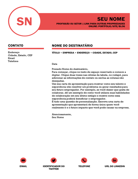 Exemplo De Carta De Apresentação Para Empresa Novo Exemplo 3874