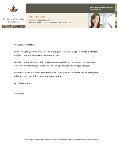 Papel timbrado para empresas imobiliárias Papel timbrado para empresas imobiliárias