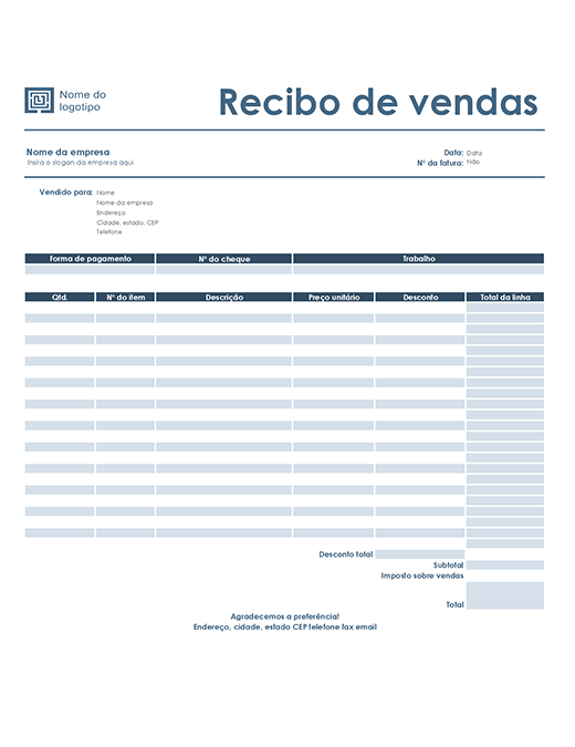 Exemplo De Recibo De Pagamento De Serviço Novo Exemplo 8952