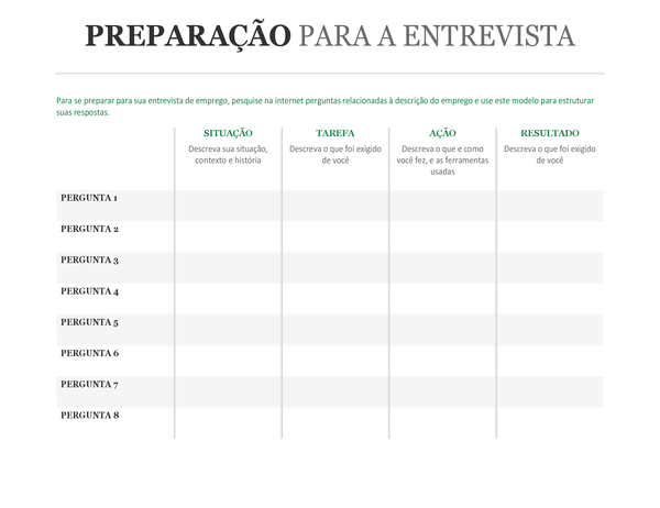 Técnica de Preparação para Entrevista de Emprego STAR Técnica de Preparação para Entrevista de Emprego STAR