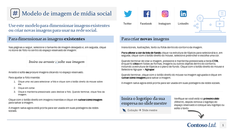 Plantilla de imagen de red social Plantilla de imagen de red social