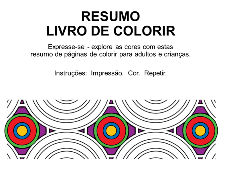 Livro para colorir abstrato Livro para colorir abstrato
