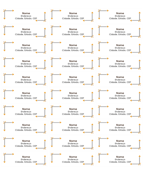Étiquettes élégantes (30 par page) Étiquettes élégantes (30 par page)
