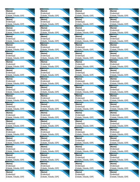 Etiquetas azuis (80 por página) Etiquetas azuis (80 por página)
