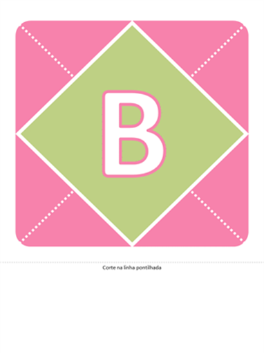 Faixa - Bem-vinda, Bebê (rosa, violeta, verde) Faixa - Bem-vinda, Bebê (rosa, violeta, verde)