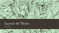 Tela de fundo da apresentação de esboço da cidade de escritórios comerciais (widescreen)